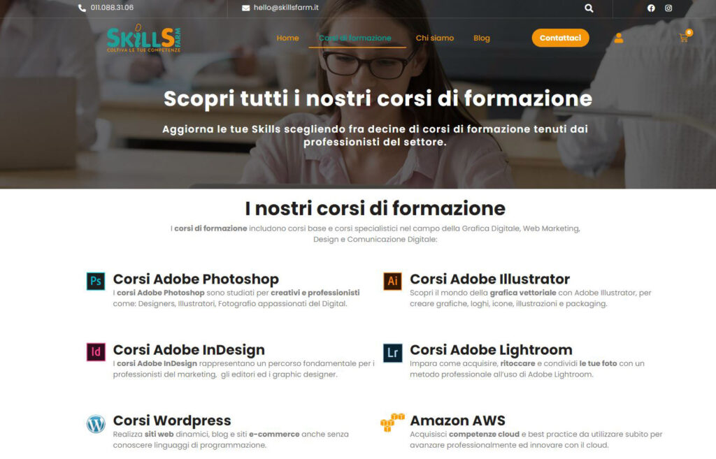 SkillsFarm3 Portfolio siti web